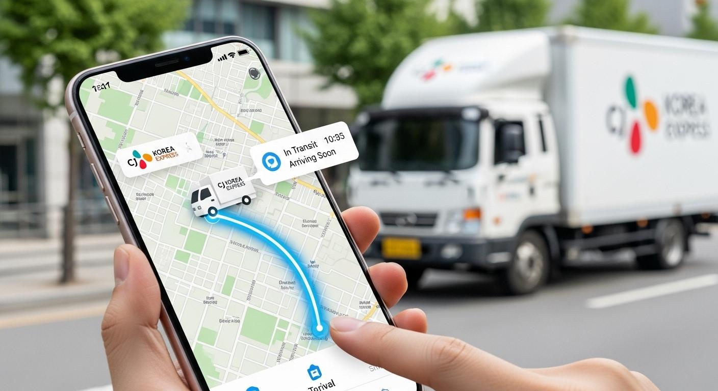 cj대한통운 실시간 위치 조회