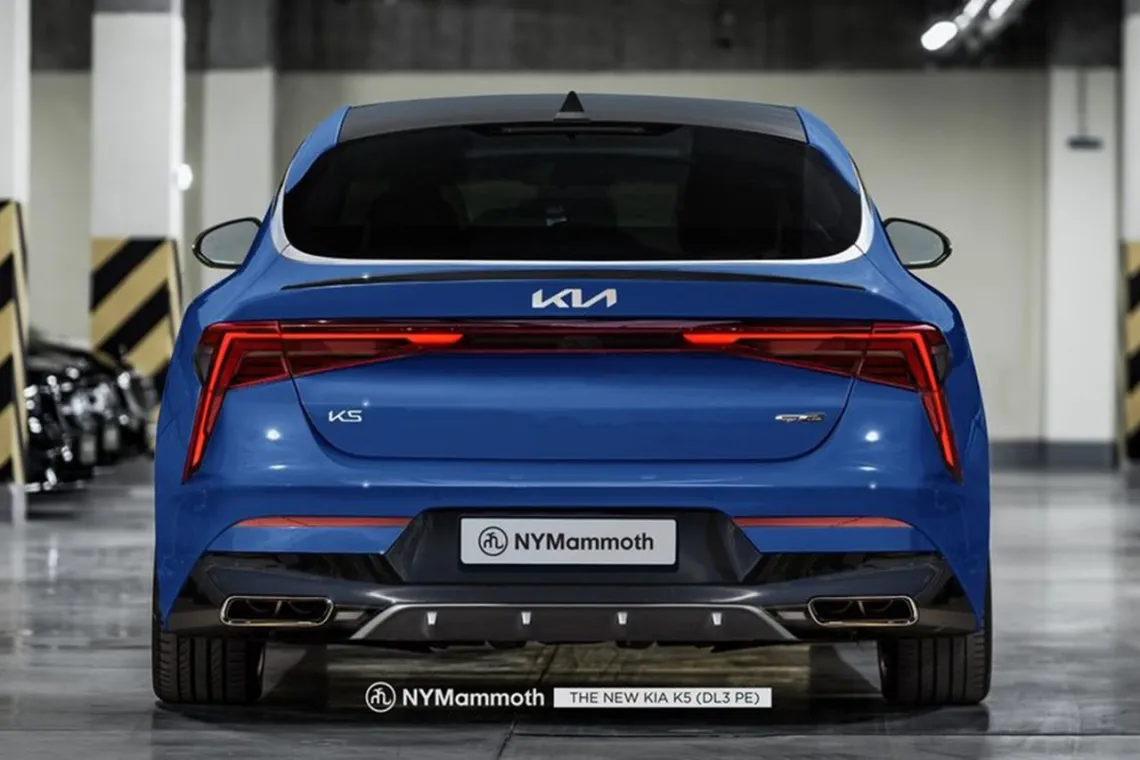 기아 'K5 페이스리프트' 예상도