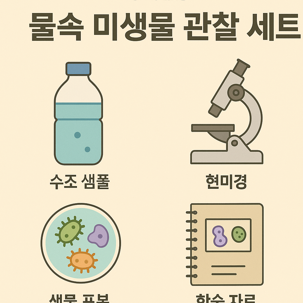 체험학습용 물속 미생물 관찰 세트 관련 사진