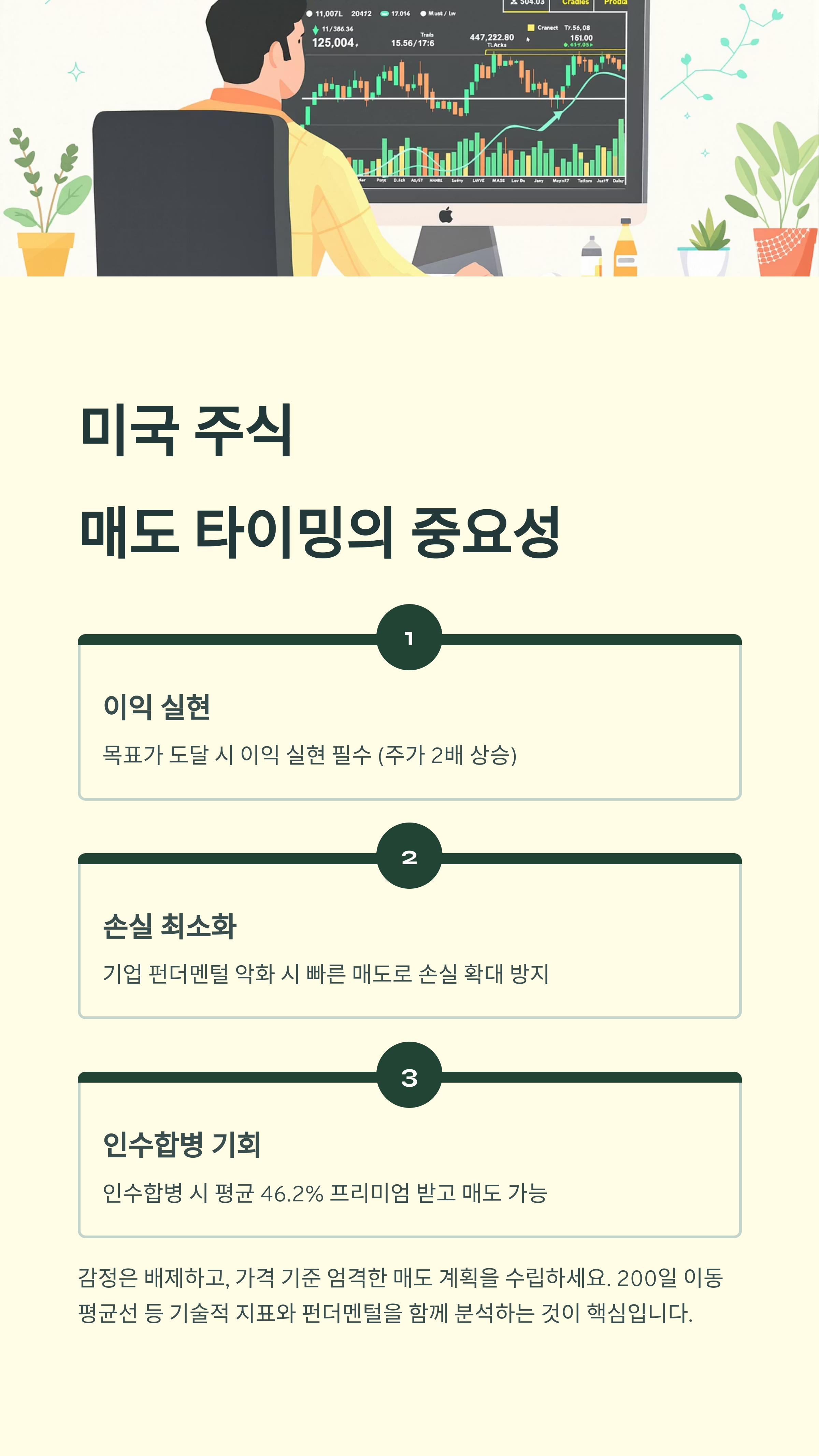 미국 주식 매도 타이밍