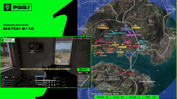 서클은 본토를 중심으로 자리잡게 되었습니다. 섬에있던 선수들은 빠르게 복귀해야만 했습니다.