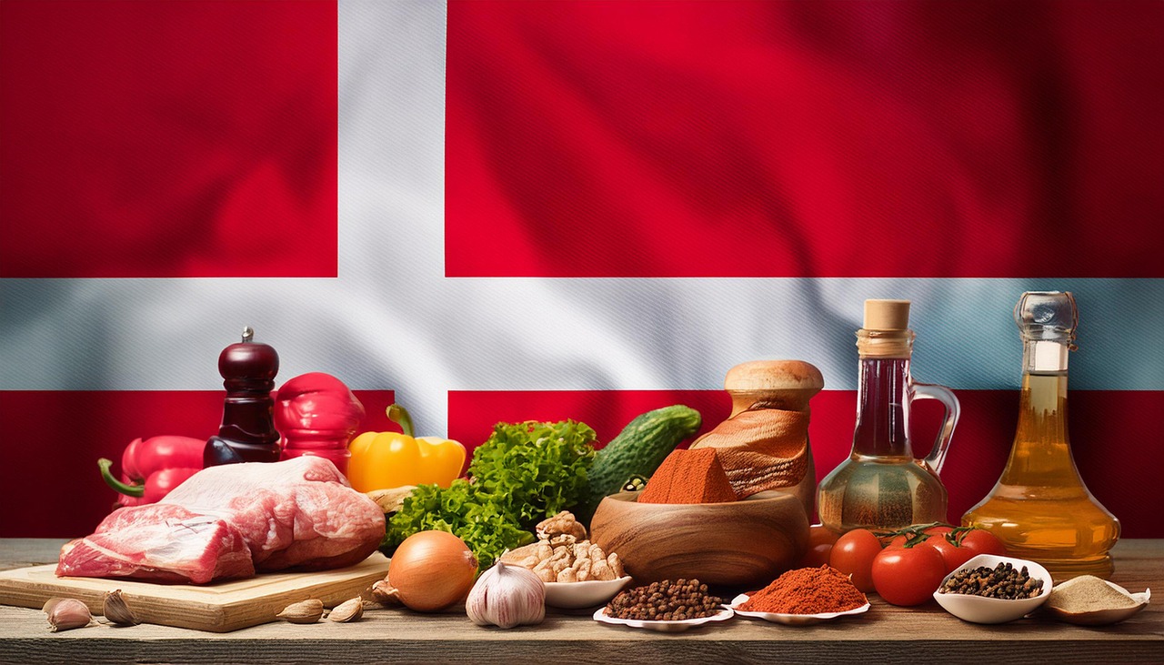 고기, 야채, 소스 등 재료 사진