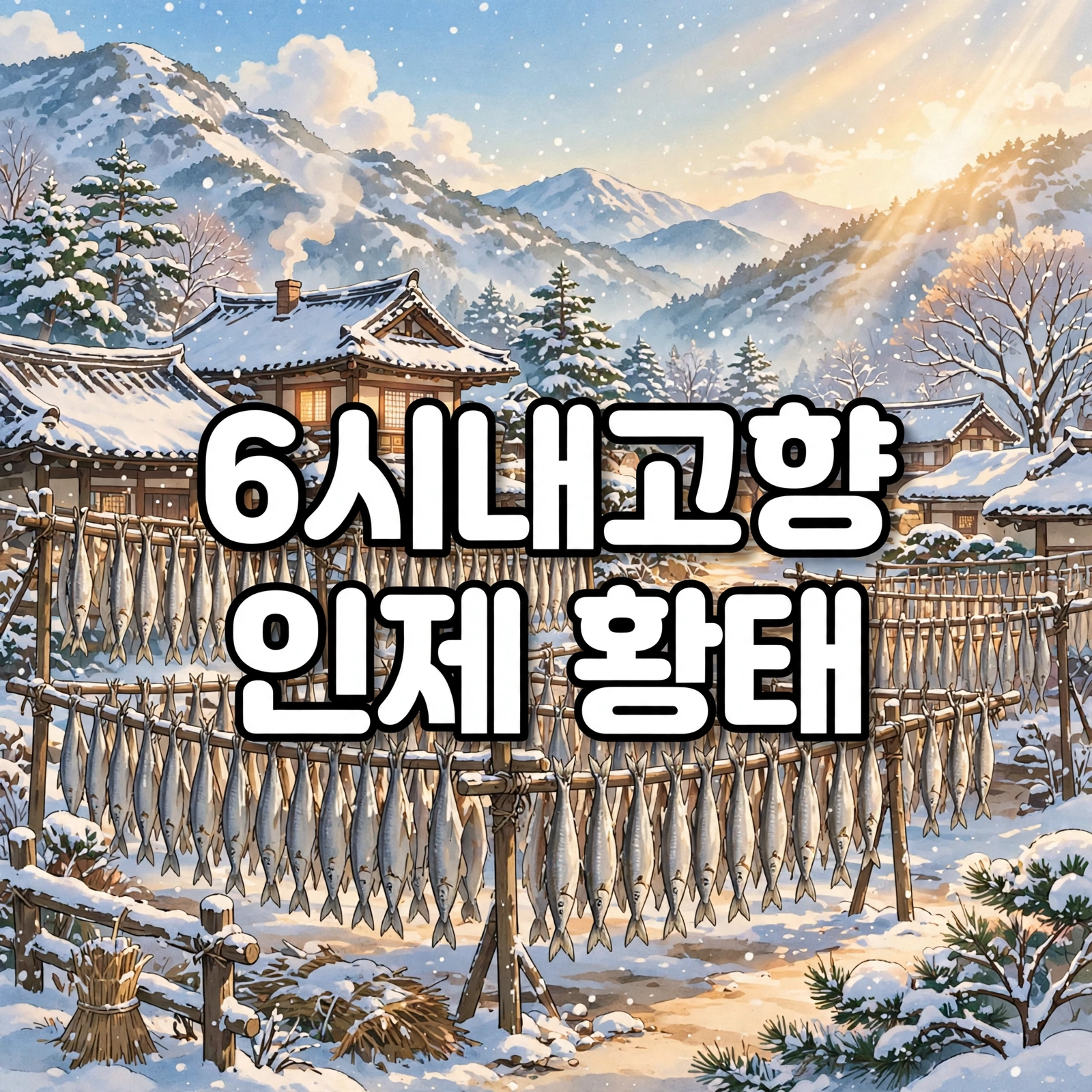 6시내고향 식재료원정대 인제 황태