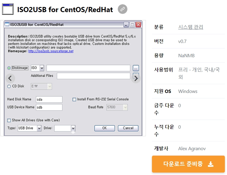 ISO2USB-for-CentOS-RedHat