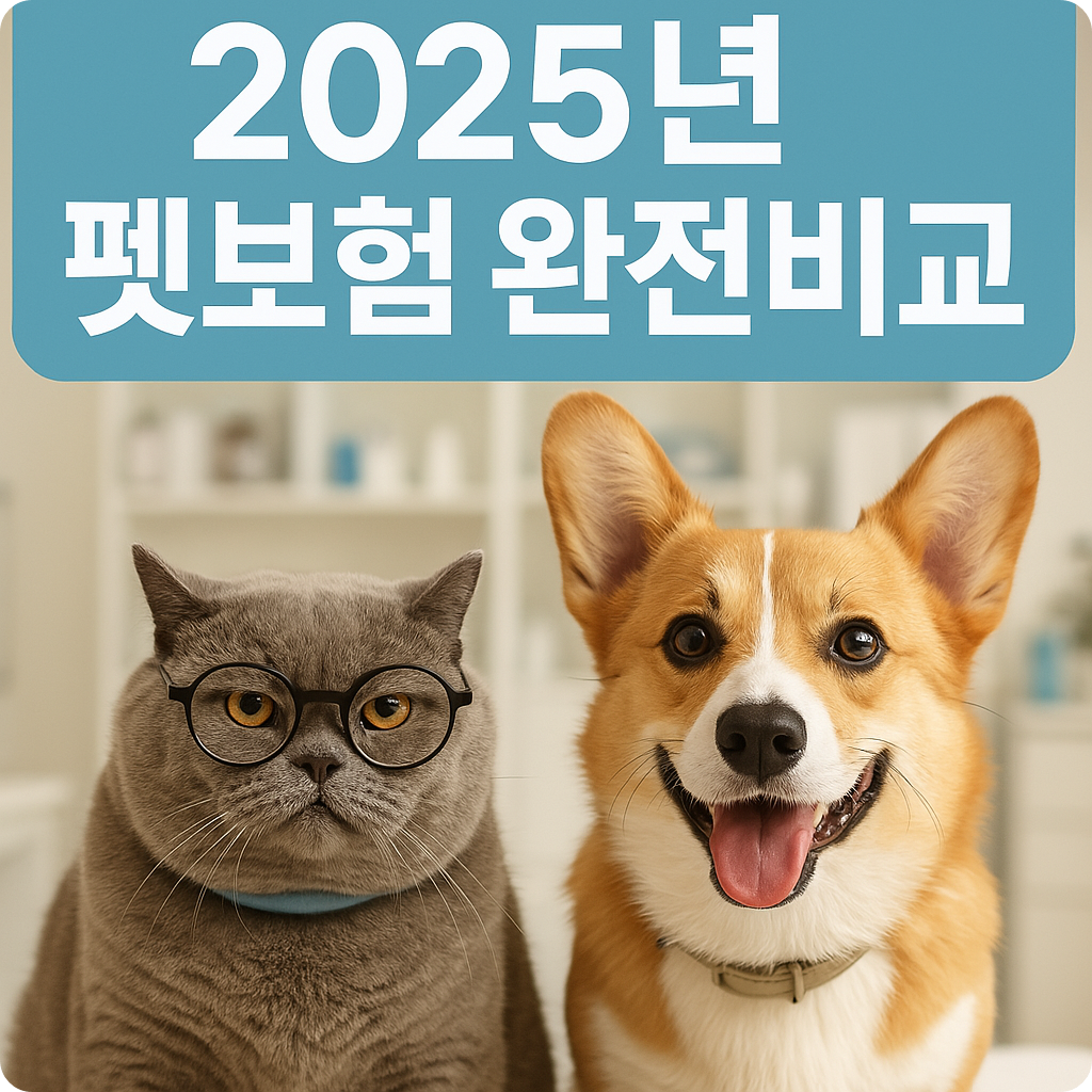 2025년 펫보험 비교 썸네일 문구 이미지