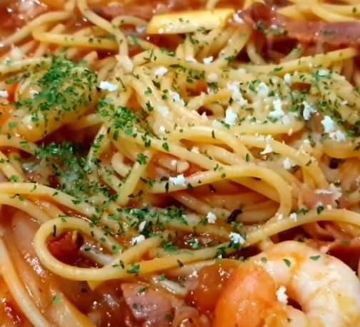 토마토 스파게티, 파스타