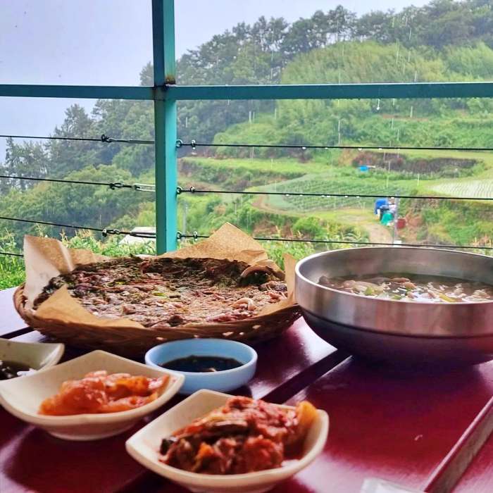 생방송 오늘저녁 남해 다랭이 마을 멸치쌈밥정식 멸치회무침 맛집