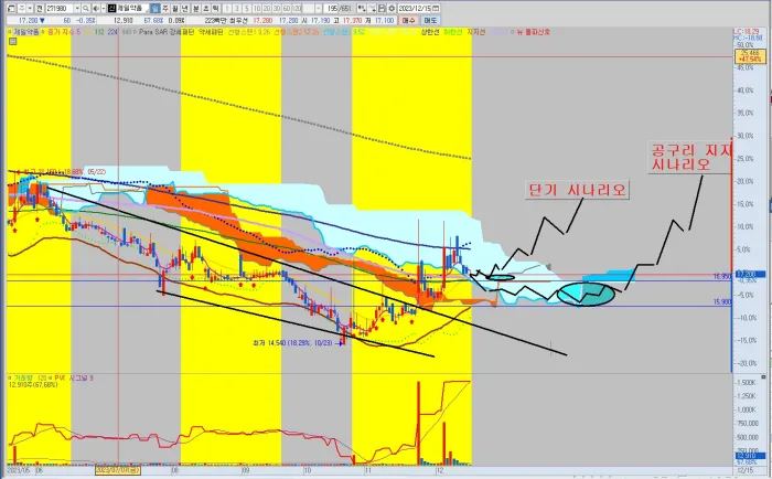 제일약품-공구리-지지라인-기준-시나리오