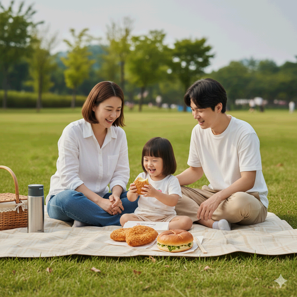 한밭수목원에서 즐기는 성심당 DCC점 빵 피크닉