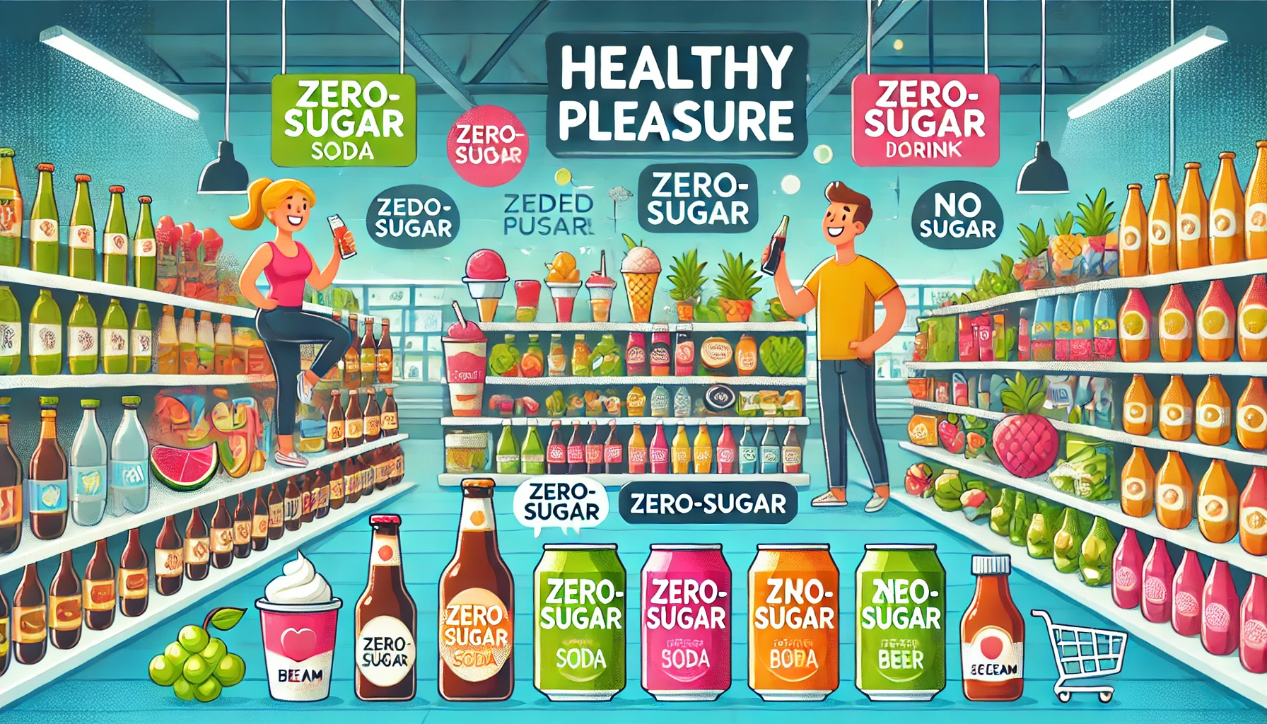 헬시플레저 열풍 속 제로 탄산음료의 진실