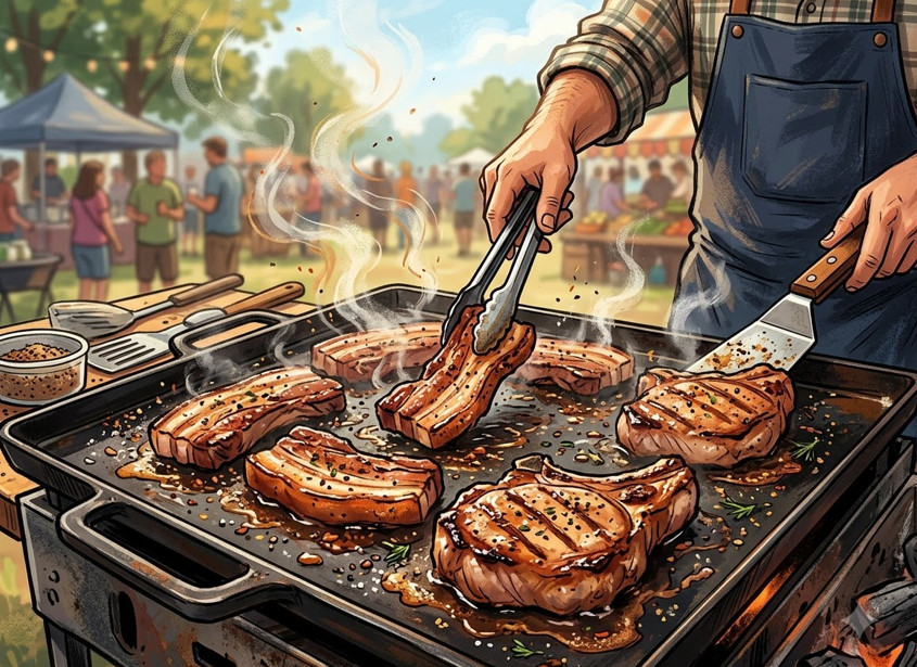 삼겹살-굽기
