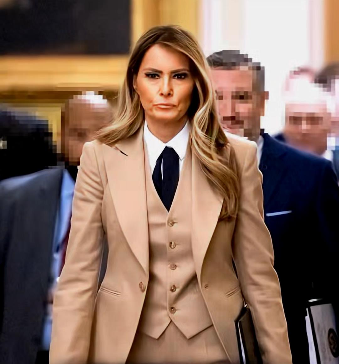 랄프로렌의 클래식한 폴로 셔츠, 고현정 배우나 멜라니아 트럼프 여사의 착용 사진