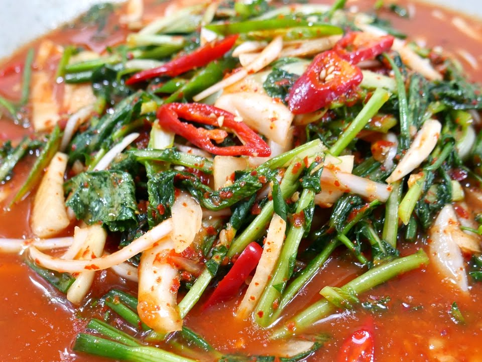 열무물김치 맛있게 담그는법황금레시피