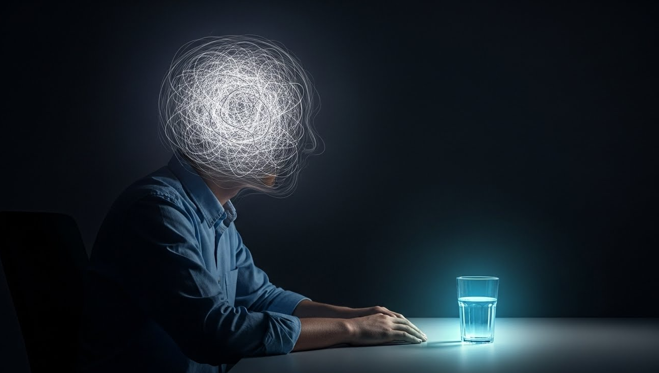 팝콘 브레인 치료법, 전두엽 기능 회복, 의식의 초점을 외부로 돌리는 명상, 스마트폰 중독 해결 이미지.