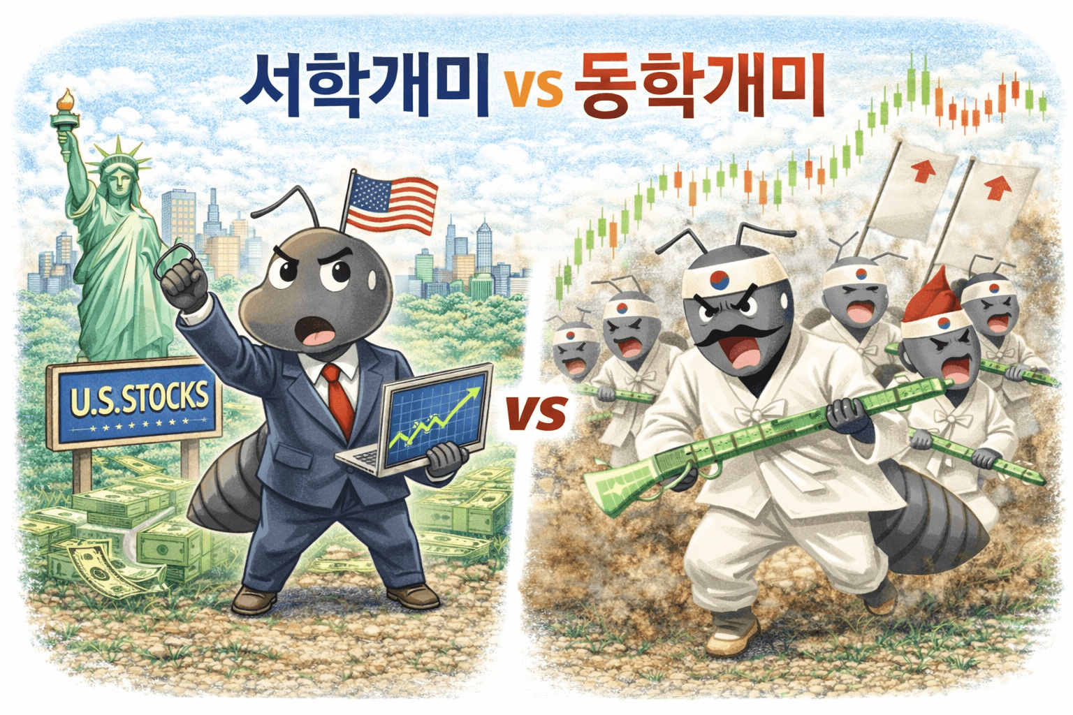 동학개미 뜻부터 서학개미 뜻까지|경제뉴스 이해 안 될 때 꼭 보는 정리