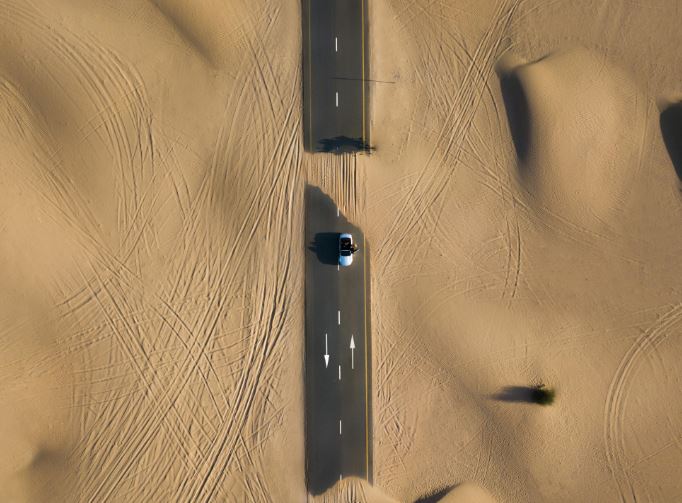 황사 사막화 사진