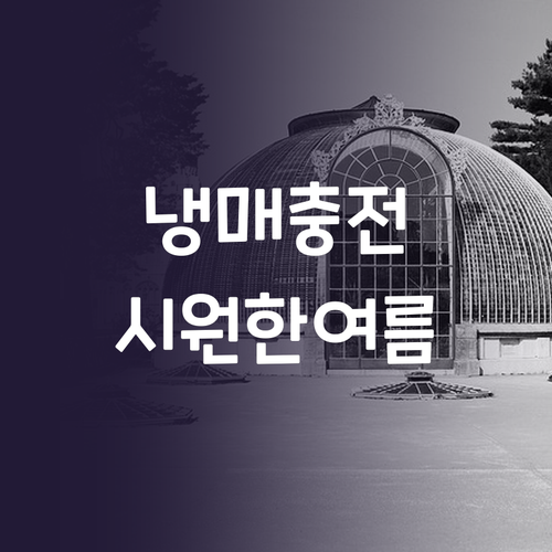 에어컨 냉매 자가 충전 도전 KC인증..