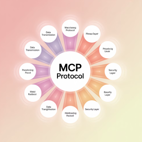 MCP 프로토콜 아키텍처 이미지