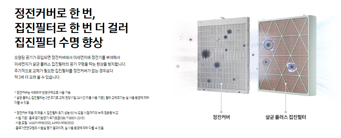 삼성전자 공기청정기 비스포크 큐브 에어 70㎡(구 21평) 색상 산토리니 베이지