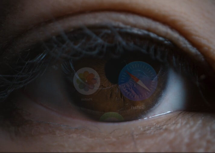 눈동자와 앱 아이콘