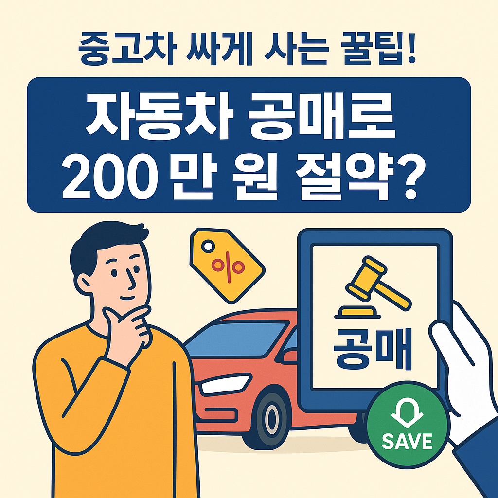 자동차 공매 이용방법 총정리! 경매보다 싸게 중고차 사는 꿀팁 공개