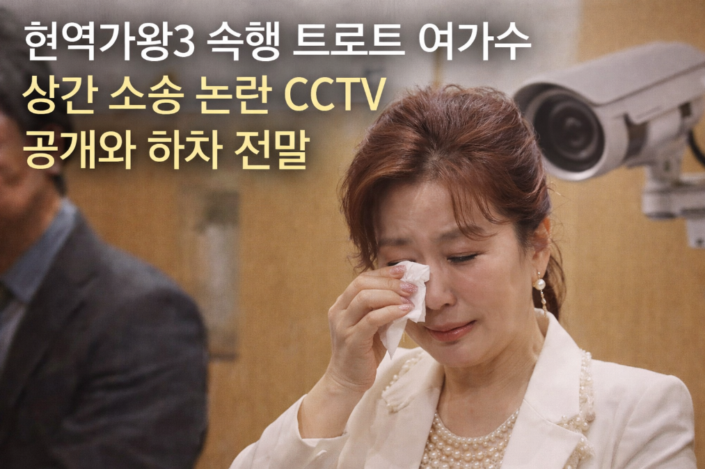 현역가왕3 트로트 여가수 상간 소송, CCTV가 밝힌 충격 진실