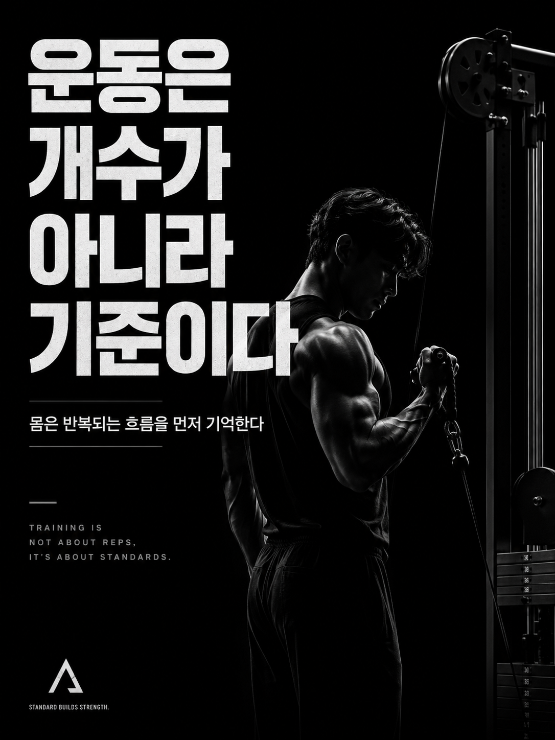 운동은 개수가 아니라 기준이다