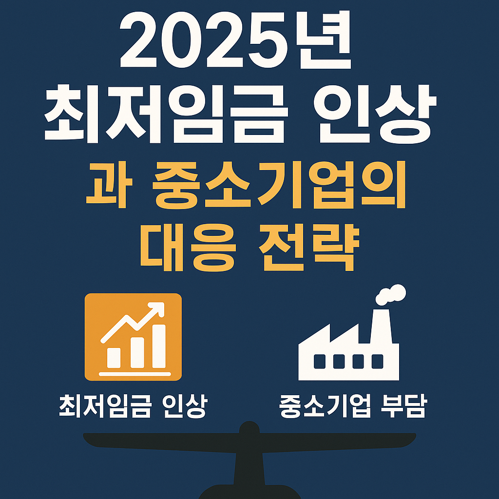 2025년 최저임금 인상과 중소기업의 대응 전략