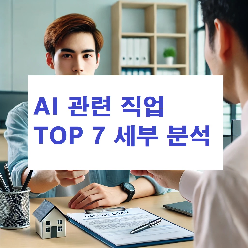 AI 관련 직업 TOP 7 세부 분석