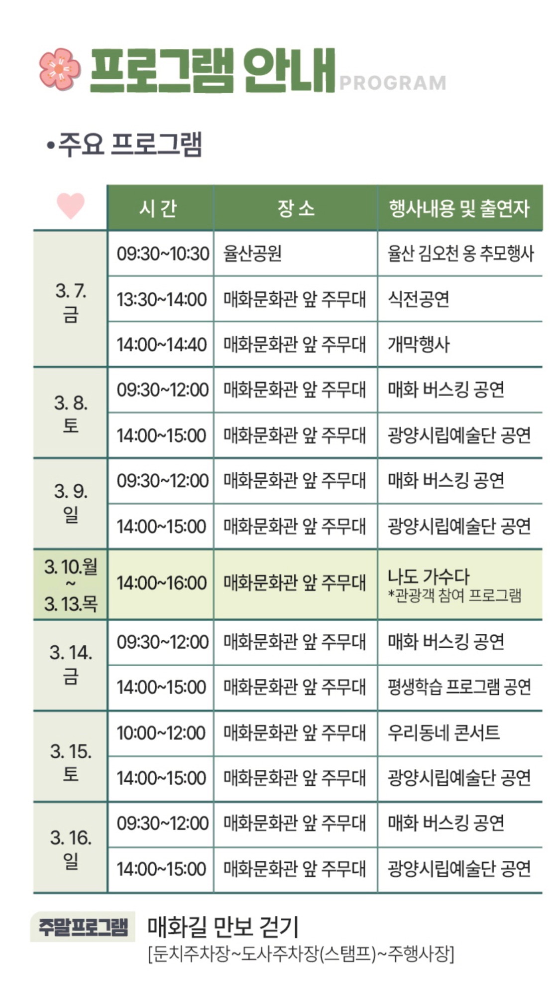 2025 광양 매화축제