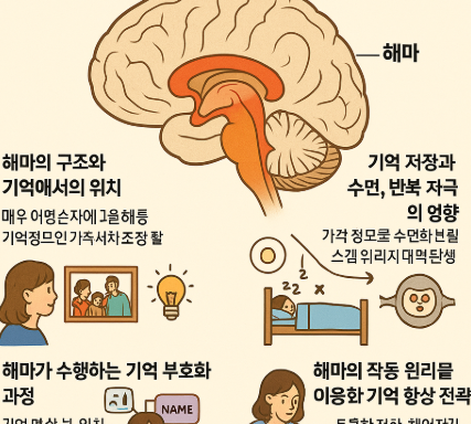해마의 기억 형성과 저장 원리