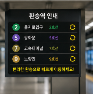 서울 지하철 이용 전 꼭 확인하세요