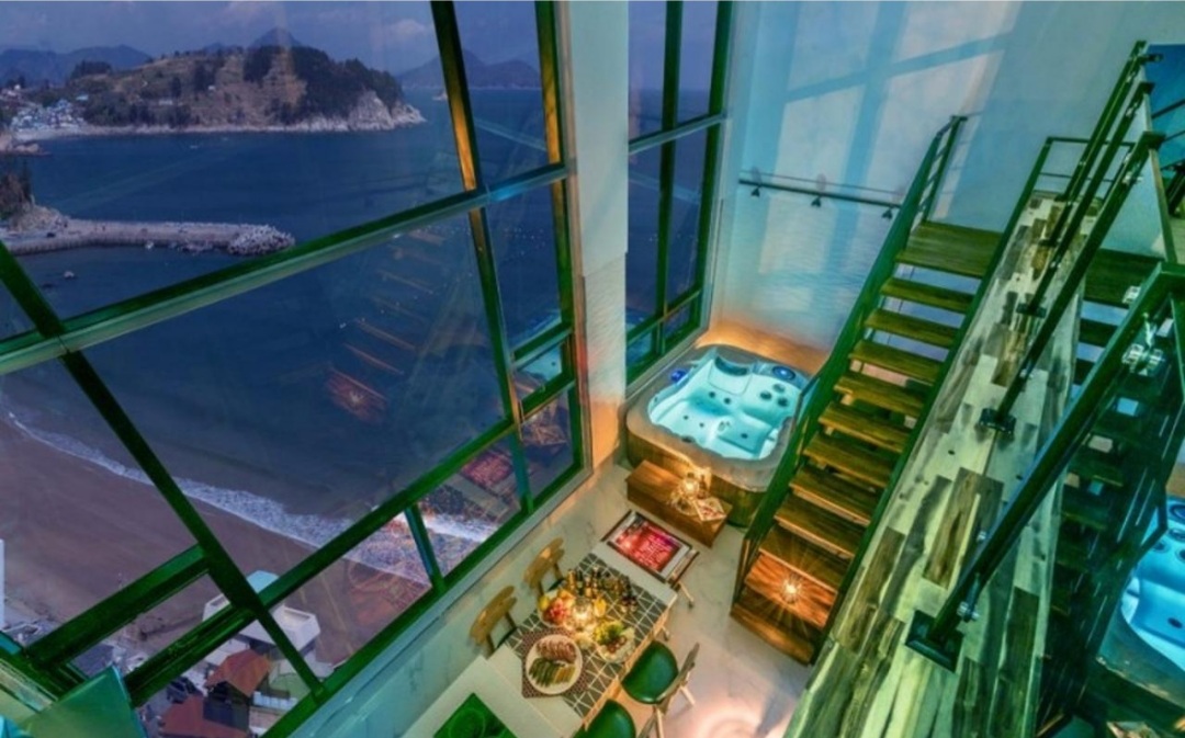 거제 지니스파 야경