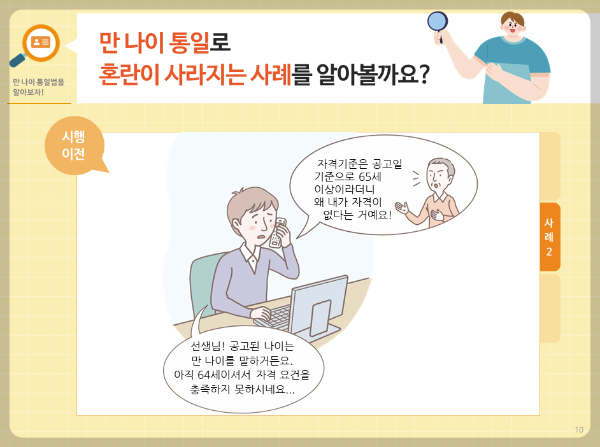 만나이 계산기 계산방법