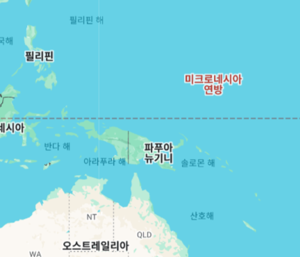 미크로네시아 위치