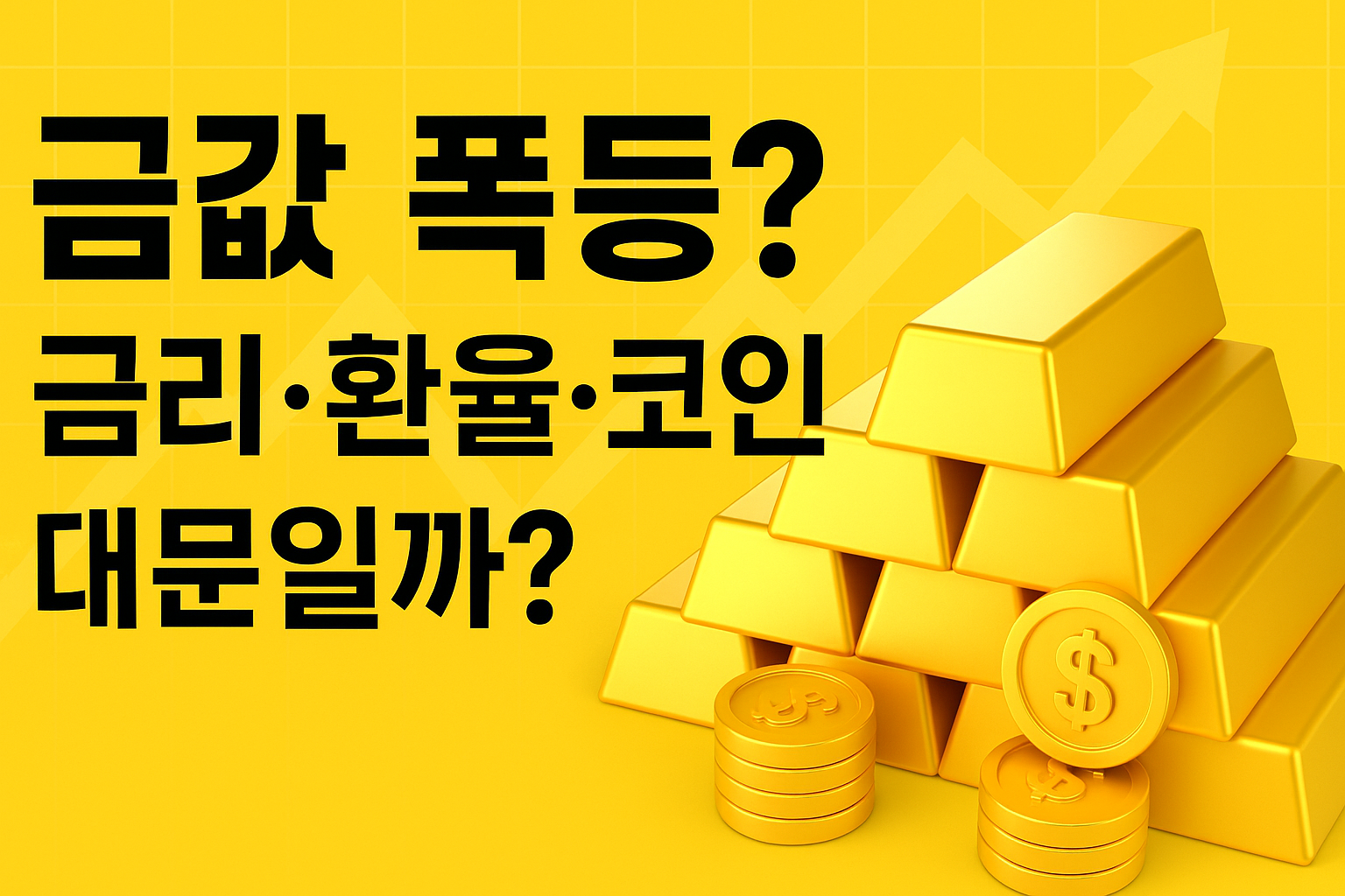 alt=&quot;2025년 금값 급등 인포그래픽 썸네일 – 환율, 금리, 암호화폐, 유가 등 글로벌 변수와의 관계를 시각적으로 표현한 밝은 썸네일&quot;