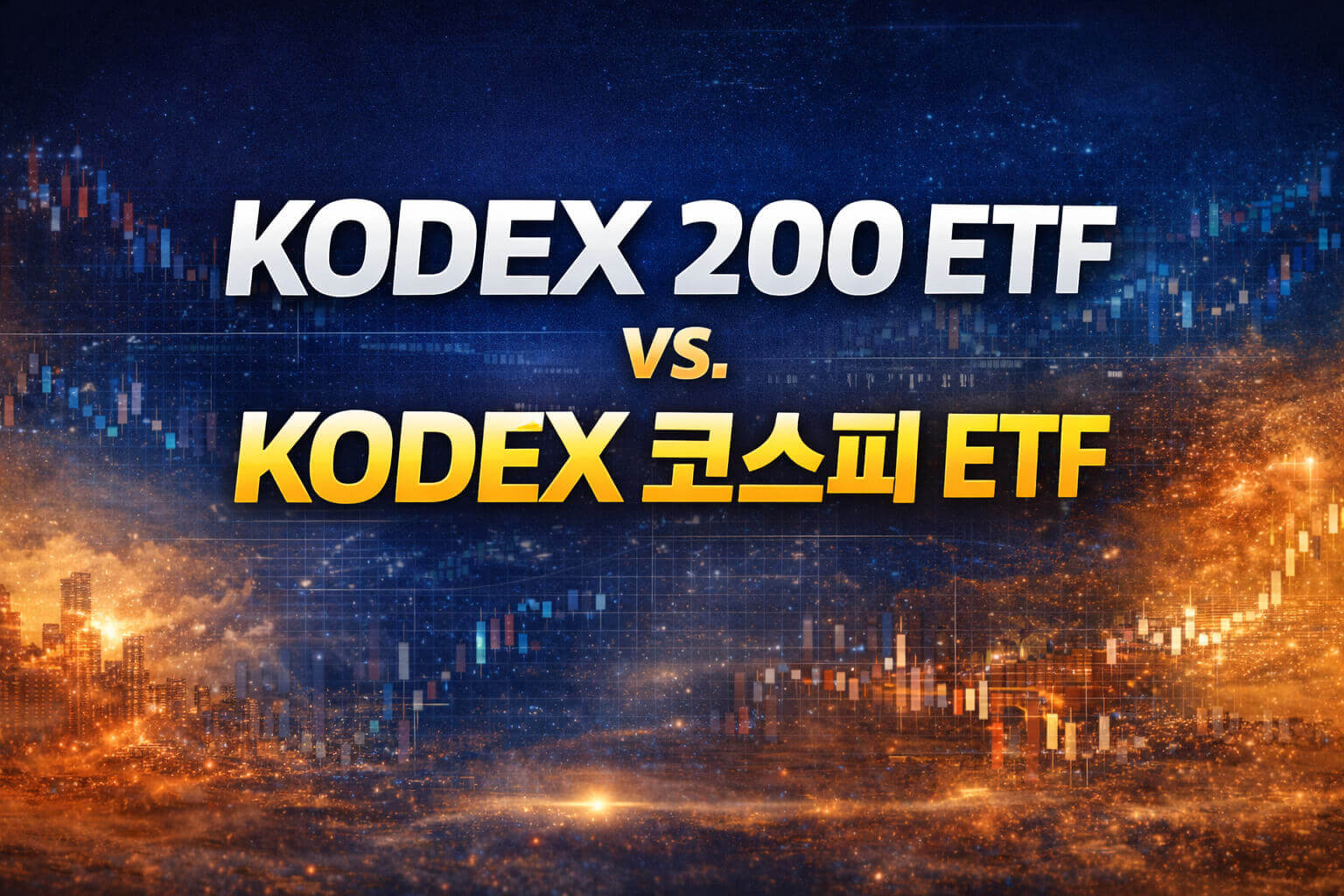 KODEX 200 vs KODEX 코스피 ETF 차이점 완전 정리: 어떤 ETF가 더 좋은 투자일까