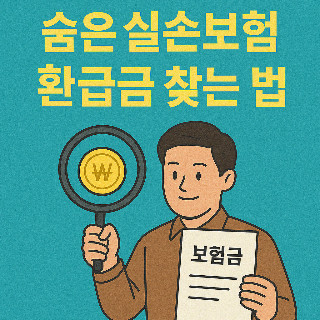 숨은 실손보험 환급금 찾는 법 – 미청구 보험금 3분 만에 확인하는 방법.