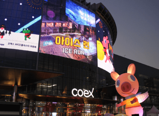 첫 자유표시구역 코엑스일대