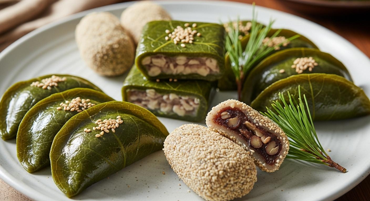 영광모싯잎송편