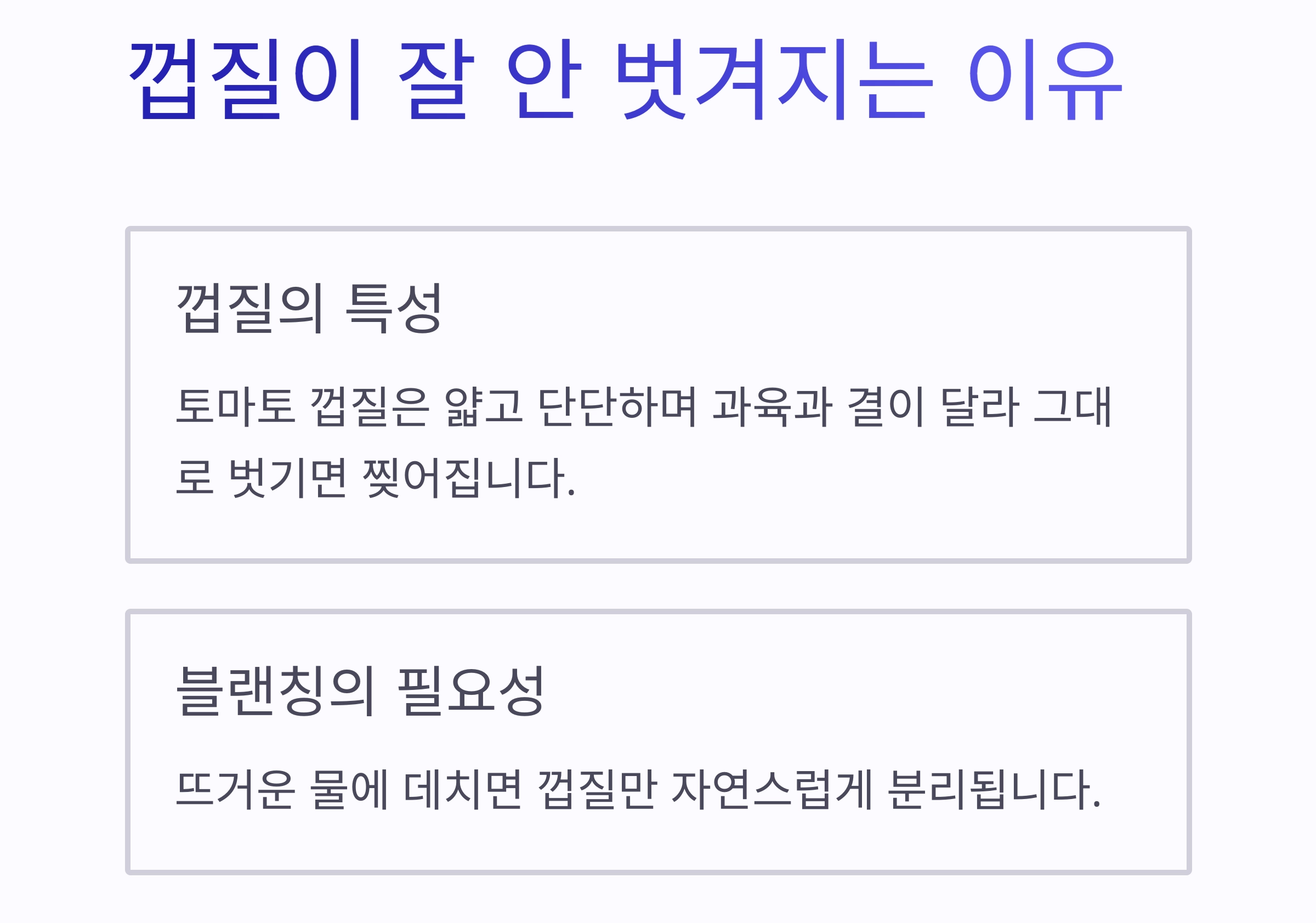 토마토 껍질 쉽게 벗기는 간단한 방법, 뜨거운 물에 담그기 팁 공개!
