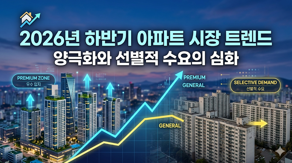 2026년 하반기 아파트 전망 및 매매 트렌드 분석: 5월 분양 물량 폭증과 양극화 대응법