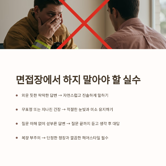 소방공무원 면접시험, 합격