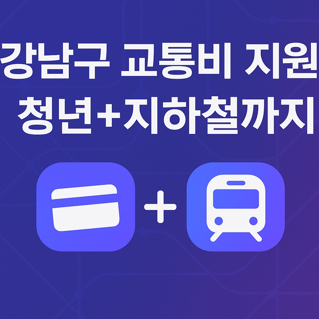 강남구 교통비 지원