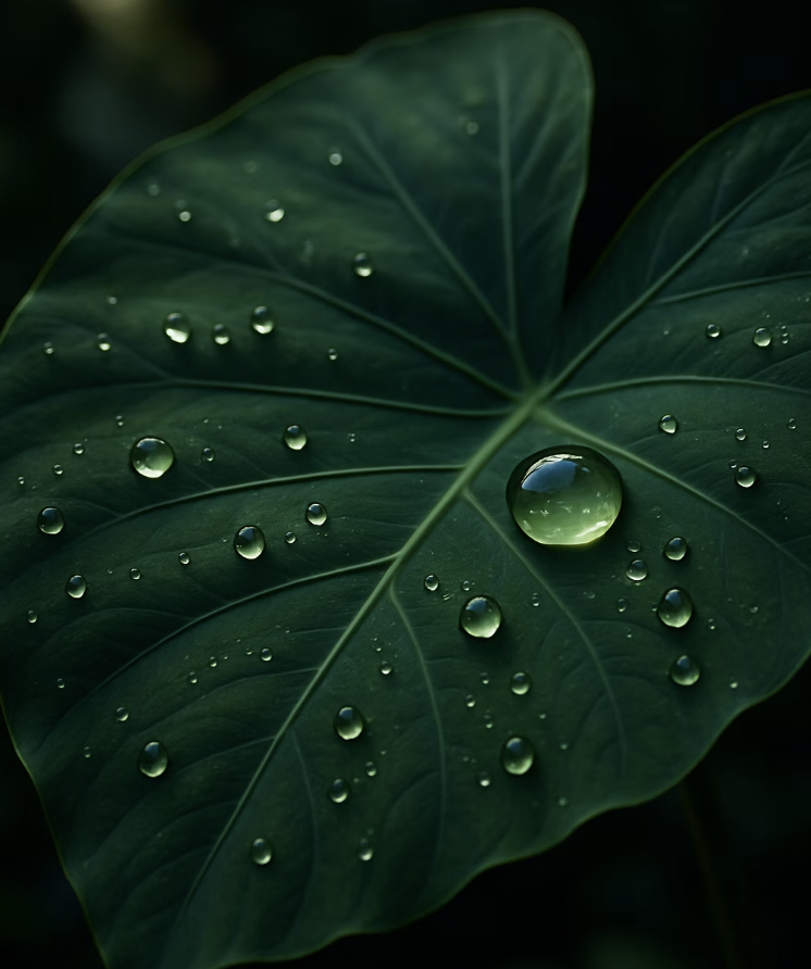 연꽃 잎만의 비밀은 아니에요