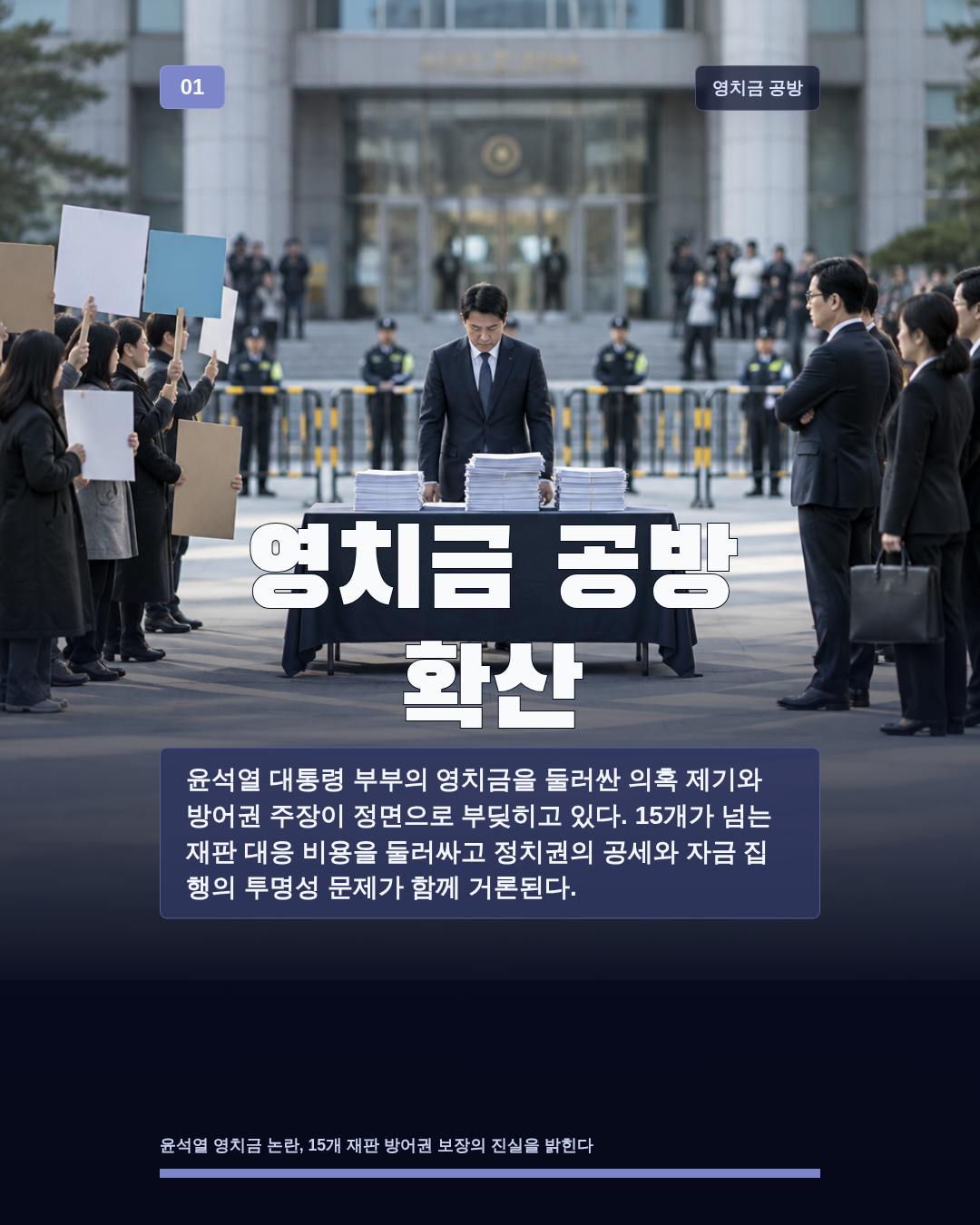 영치금 공방 확산