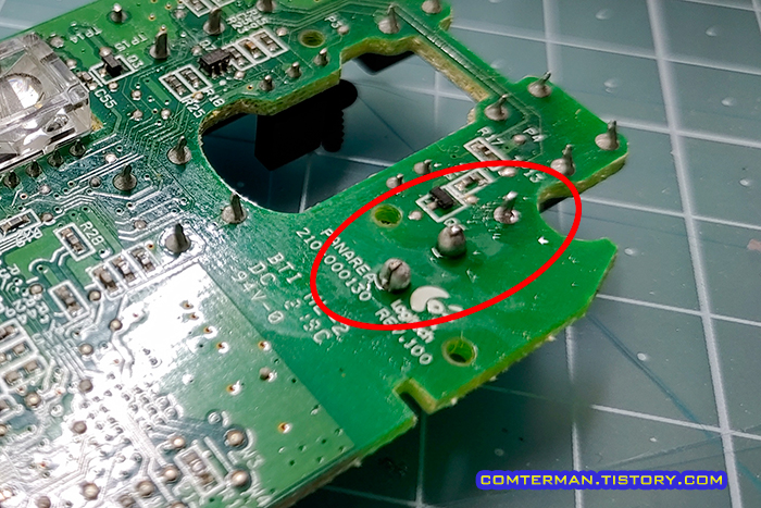 마우스 스위치 납흡입기 사용 요령