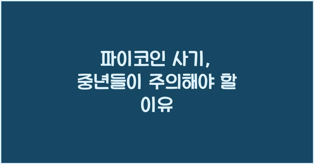파이코인 사기