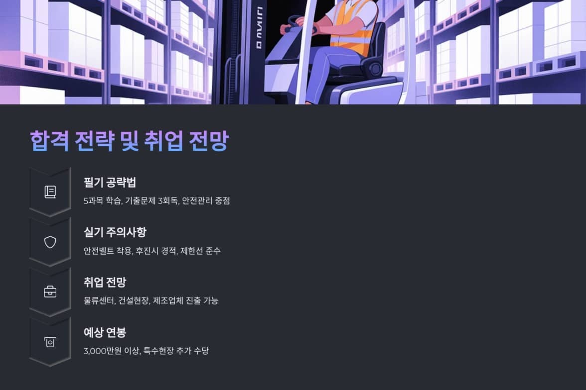 2025 - 지게차운전기능사