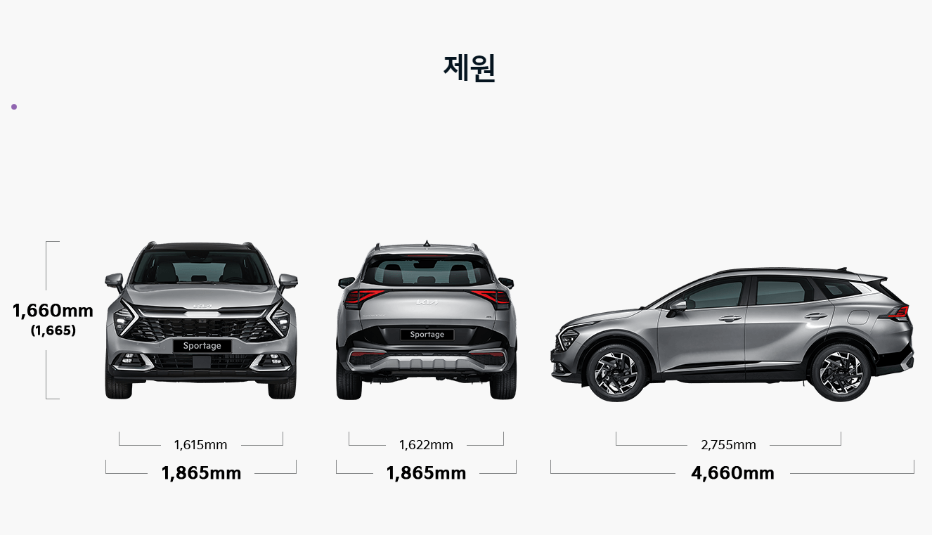 2024 스포티지의 주요 제원